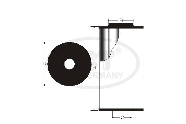 SCT GERMANY Õlifilter SH 4054 P